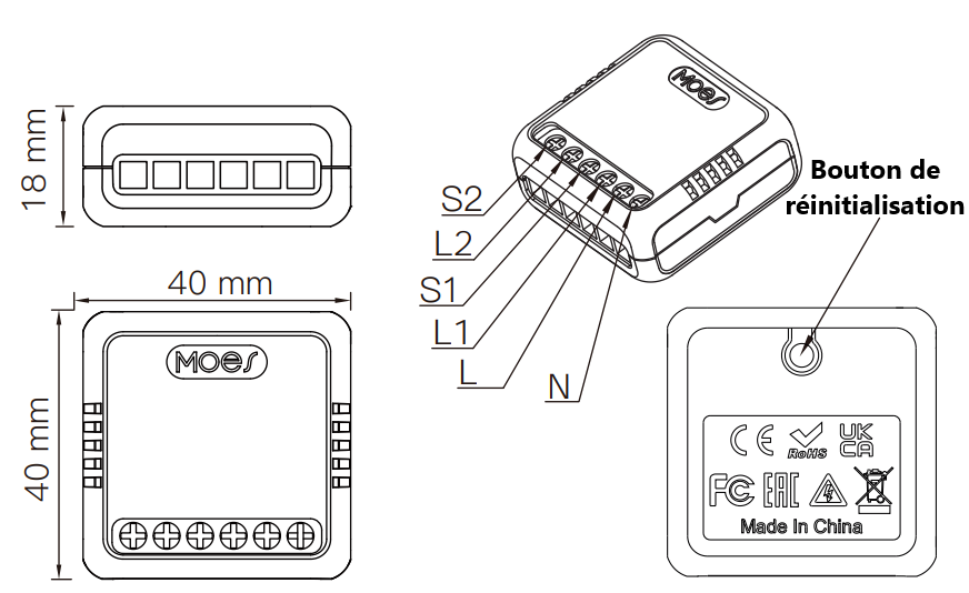 Présentation du micromodule WiFi pour volet roulant WM-108-M-MS